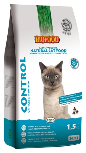 Biofood cat control urinary & sterilised