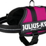 Julius k9 power-harnas / tuig voor labels fuchsia