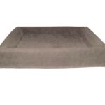 Bia bed fleece overtrek hondenmand taupe