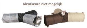 Trixie speeltunnel 3-weg kat en kleine pups assorti