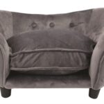 Enchanted hondenmand sofa ultra pluche snuggle donkergrijs