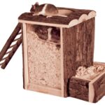 Trixie natural living speel- en graaftoren hamster
