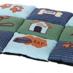 Trixie hondenkussen patchwork blauw / groen