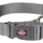 Trixie halsband hond premium grafiet grijs