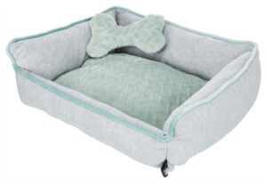 Trixie junior hondenmand grijs / mintgroen