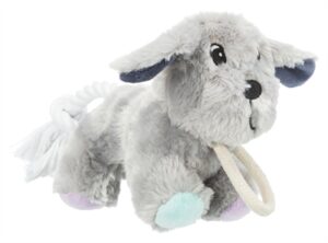 Trixie junior pluche hond met touw