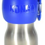 Kong h2o drinkfles rvs blauw