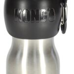 Kong h2o drinkfles rvs zwart