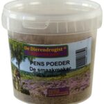 Dierendrogist gemalen penspoeder