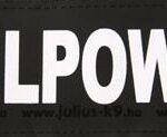 Julius k9 labels voor power-harnas/tuig girlpower