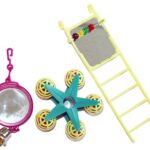 Happy pet bird toy mp spiegel/ladder/carousel