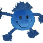 Happy pet happy faces pluche smiley blauw
