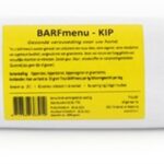 Barfmenu kip hondenvoer