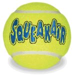 Kong squeakair tennisbal geel met piep