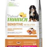 Natural trainer dog puppy / junior medium / maxi sensitive salmon